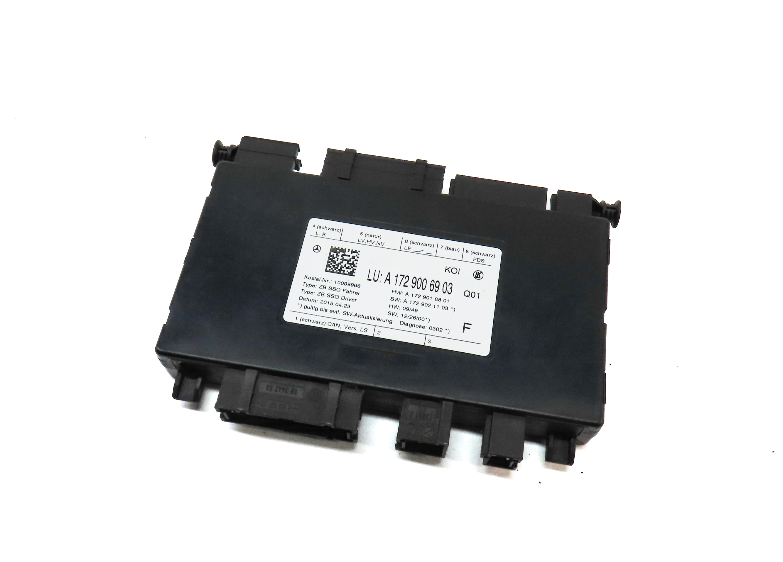 2016 MERCEDES E350 (W212) FRONT LEFT DRIVER SEAT CONTROL MODULE — exact item pictured
